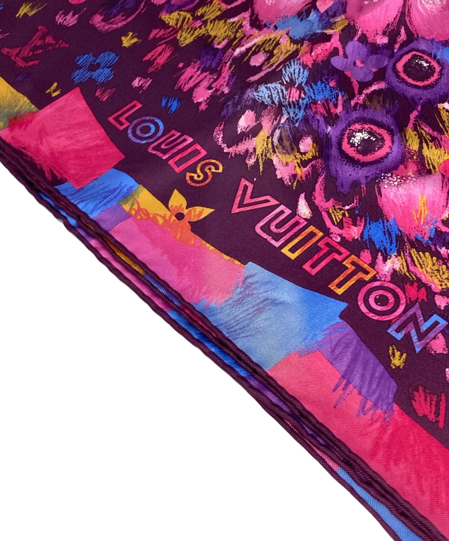[Pre-owned] LOUIS VUITTON large oval scarf 400505