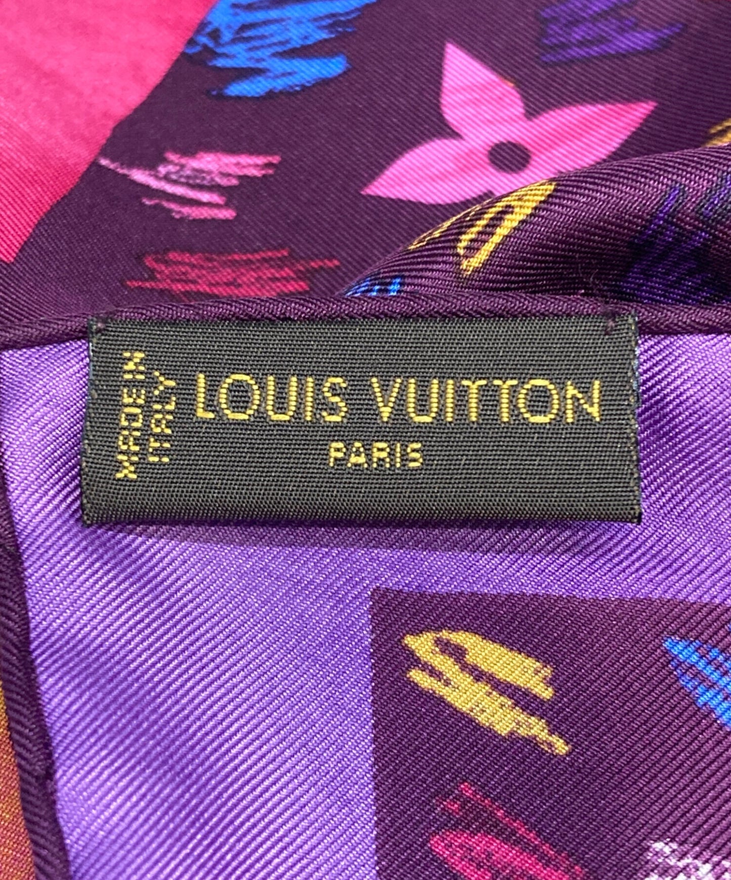 [Pre-owned] LOUIS VUITTON large oval scarf 400505