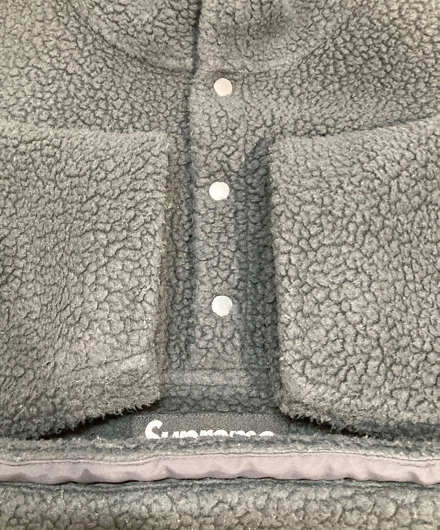 [Pre-owned] SUPREME Polartec Shearling Reversible Pullover