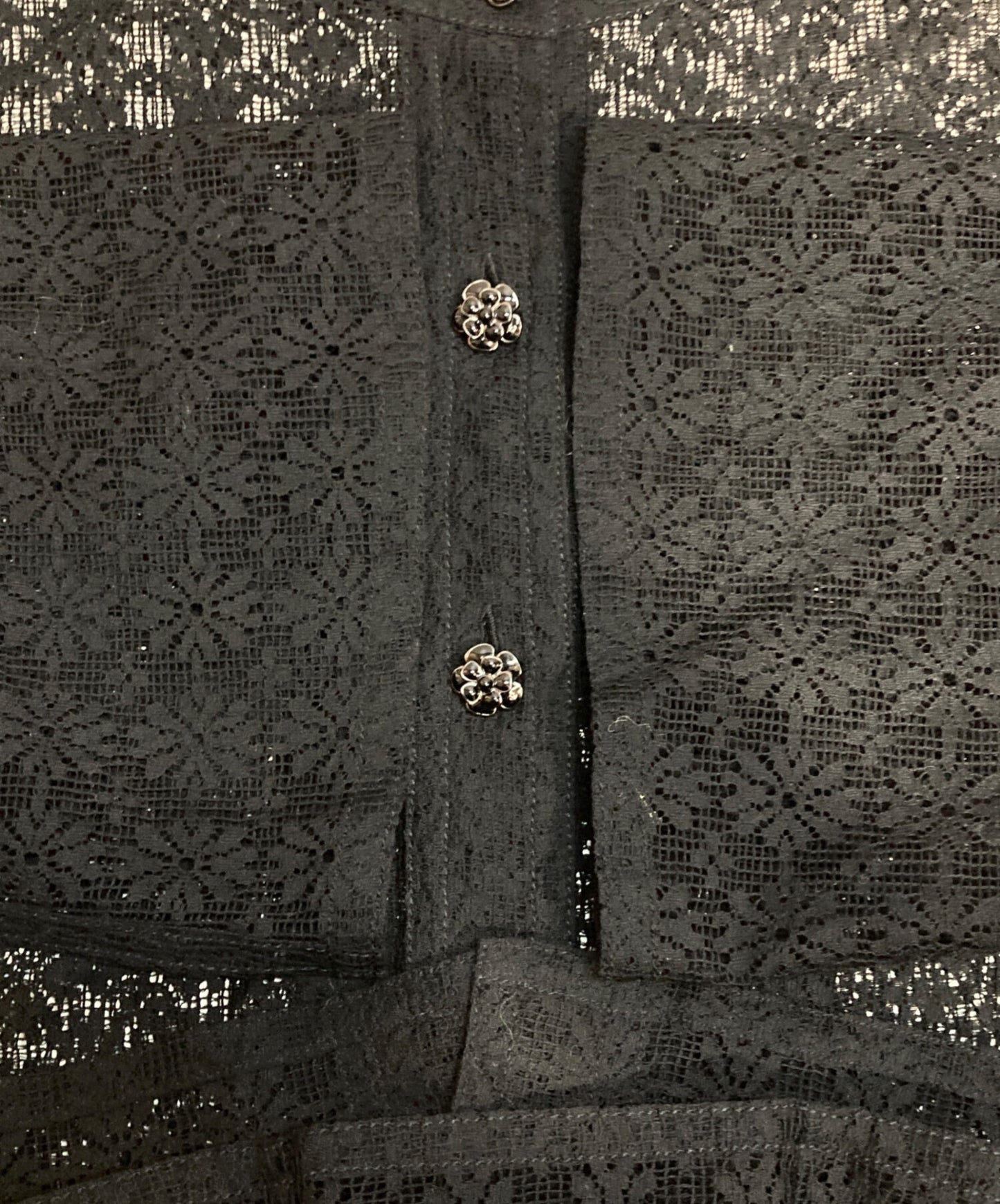 [Pre-owned] CHANEL cutwork cardigan P51458V38481