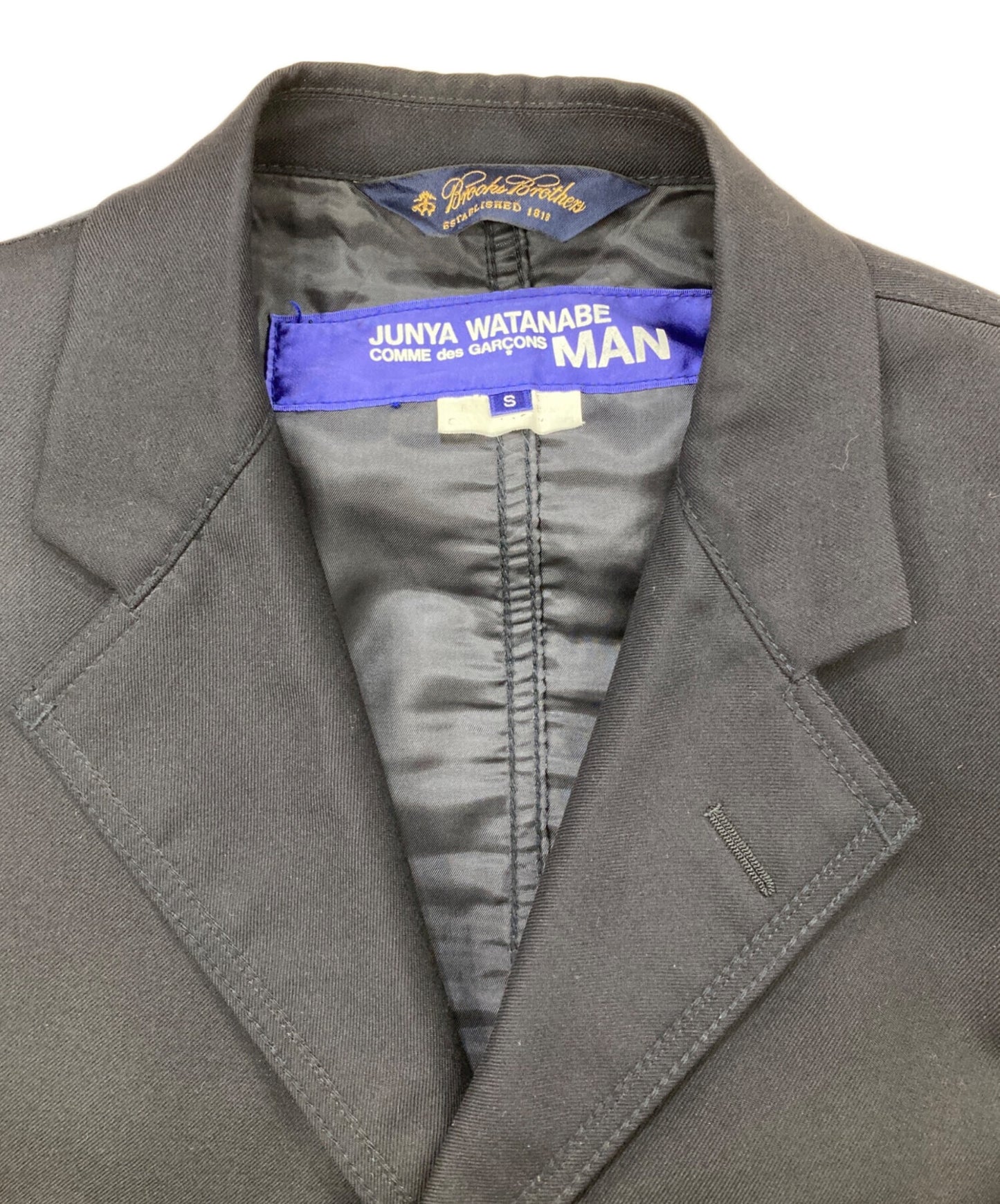 [Pre-owned] COMME des GARCONS JUNYA WATANABE MAN navy-blue blazer WB-J003