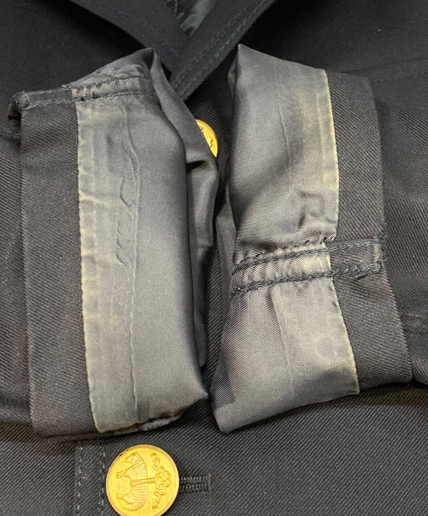 [Pre-owned] COMME des GARCONS JUNYA WATANABE MAN navy-blue blazer WB-J003