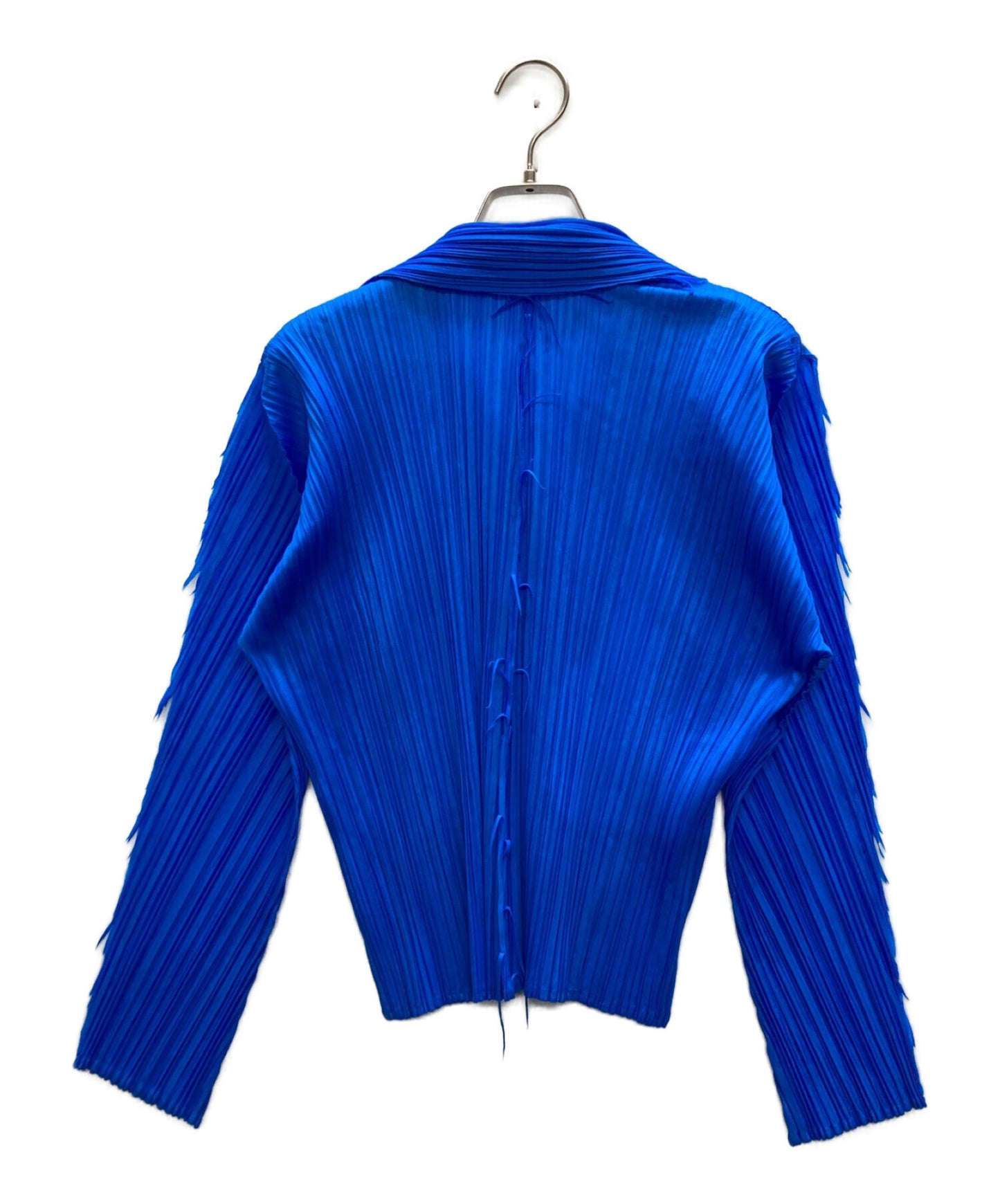 [Pre-owned] PLEATS PLEASE Cut-off processed pleated cardigan PP31-JJ201