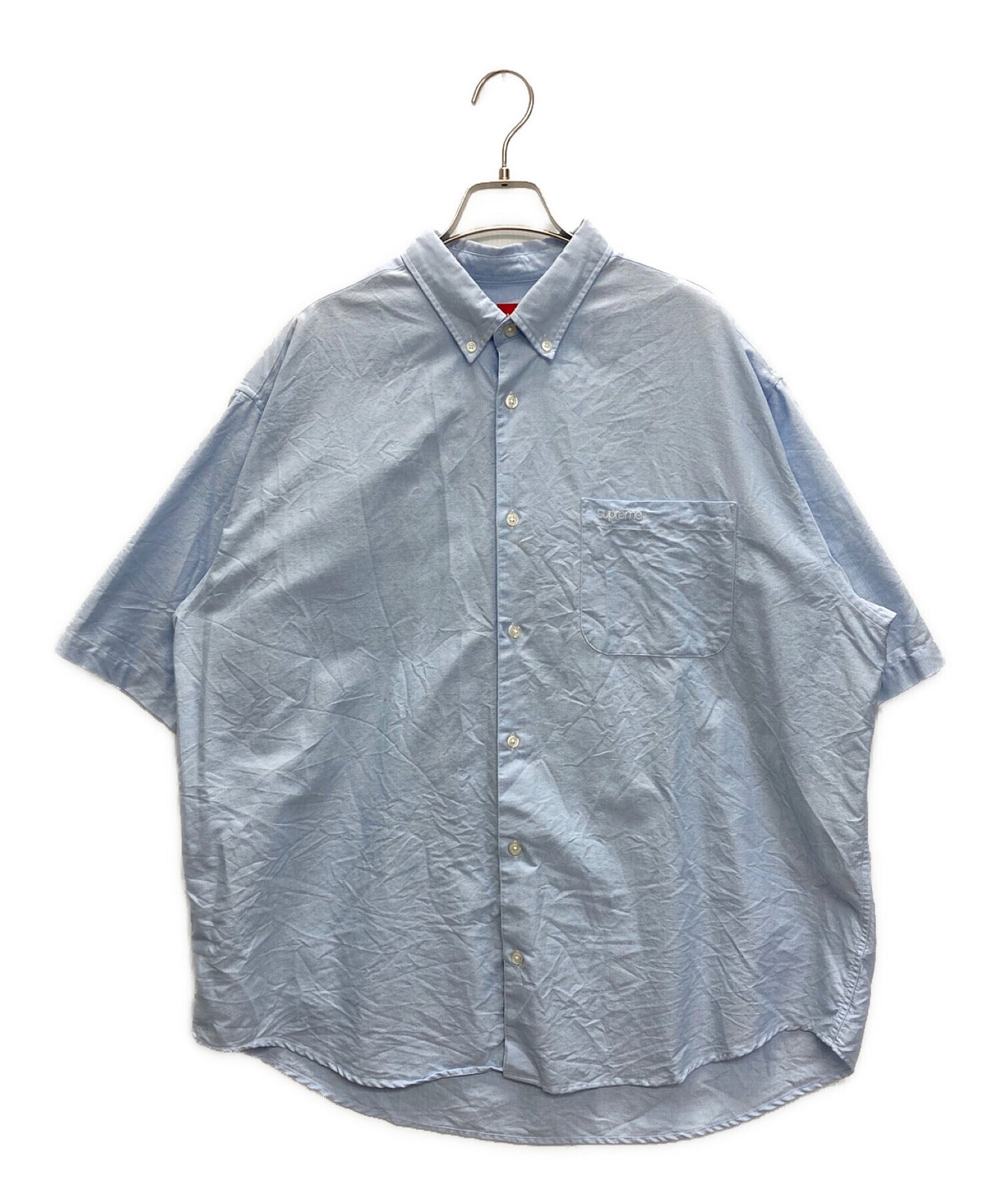 [Pre-owned] SUPREME Loose Fit S/S Oxford Shirt