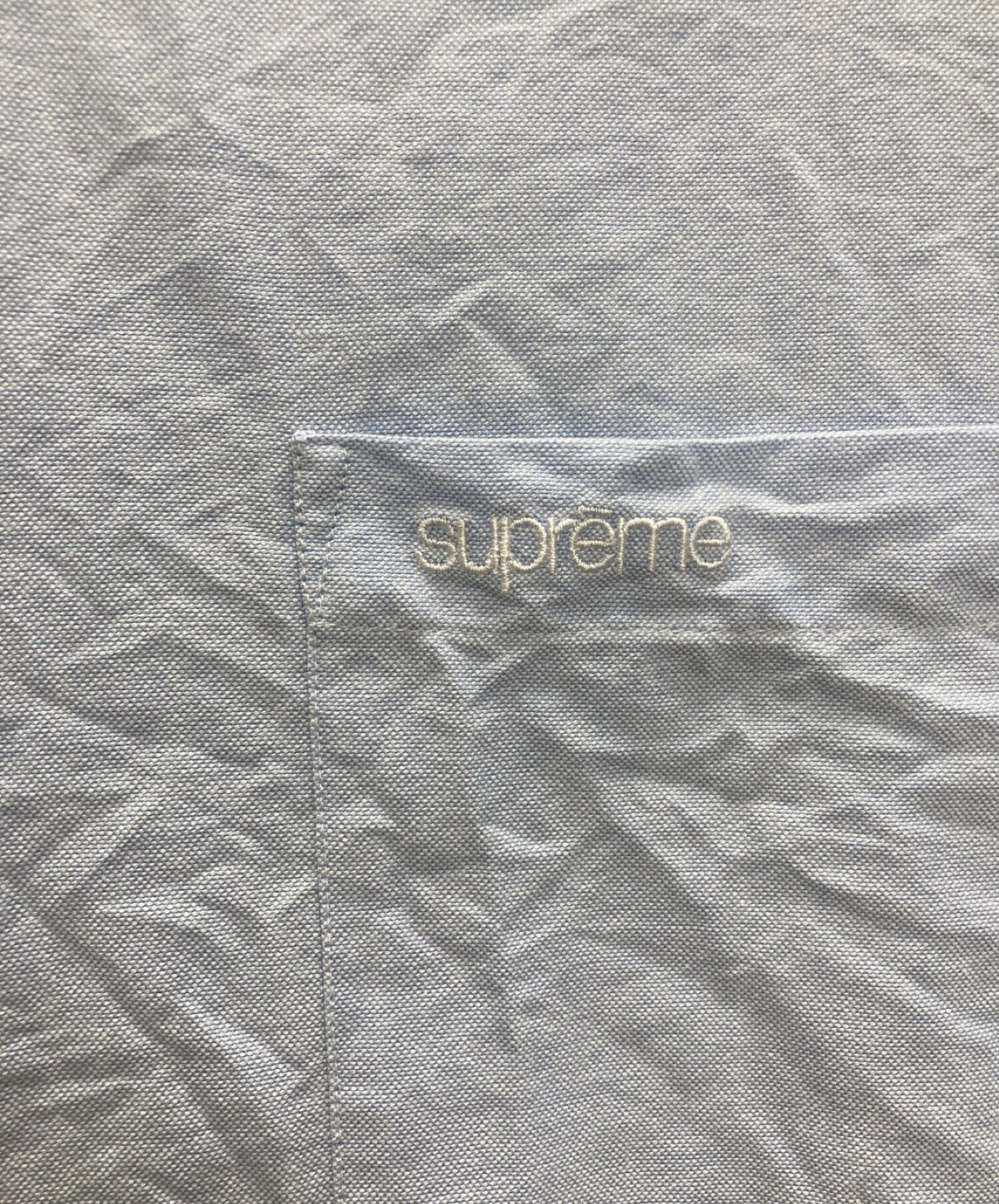 [Pre-owned] SUPREME Loose Fit S/S Oxford Shirt