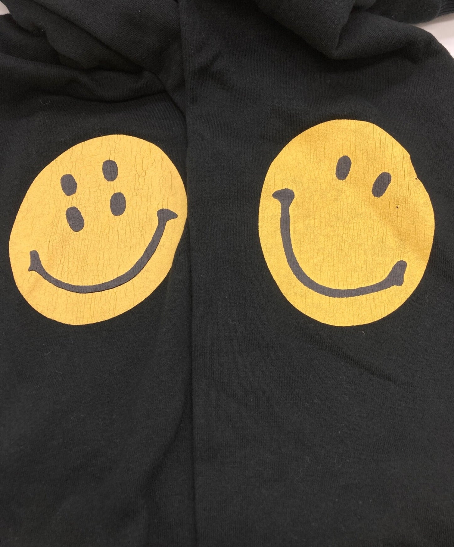 [Pre-owned] KAPITAL Smiley Patch Crew Neck Sweatshirt