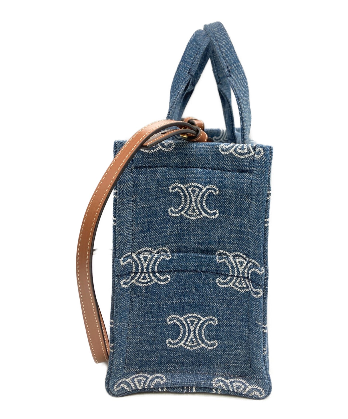 [Pre-owned] CELINE SMALL CABAS TICE 199162FED