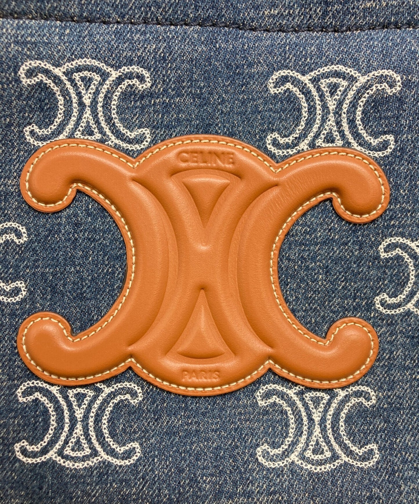 [Pre-owned] CELINE SMALL CABAS TICE 199162FED