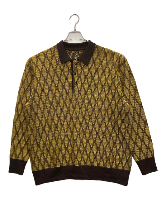 [Pre-owned] Needles knit polo shirt J0264