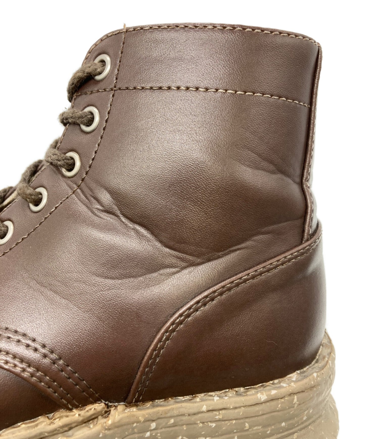 [Pre-owned] MIHARA YASUHIRO Vintage-like Sole Synthetic Leather Boots S10FW701