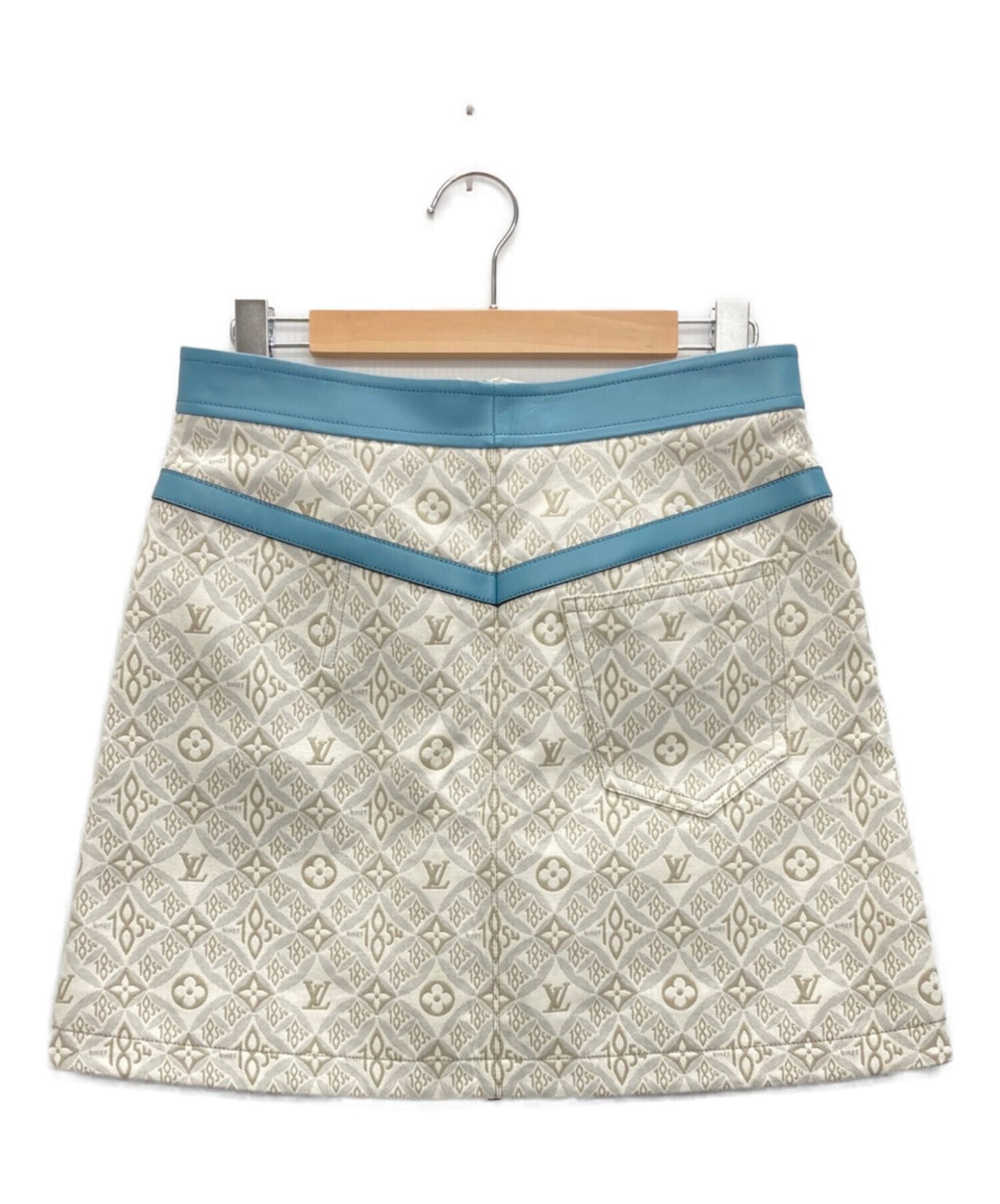 [Pre-owned] LOUIS VUITTON Contrast Trim Monogram Mini Skirt RW221A J77 FMSK68