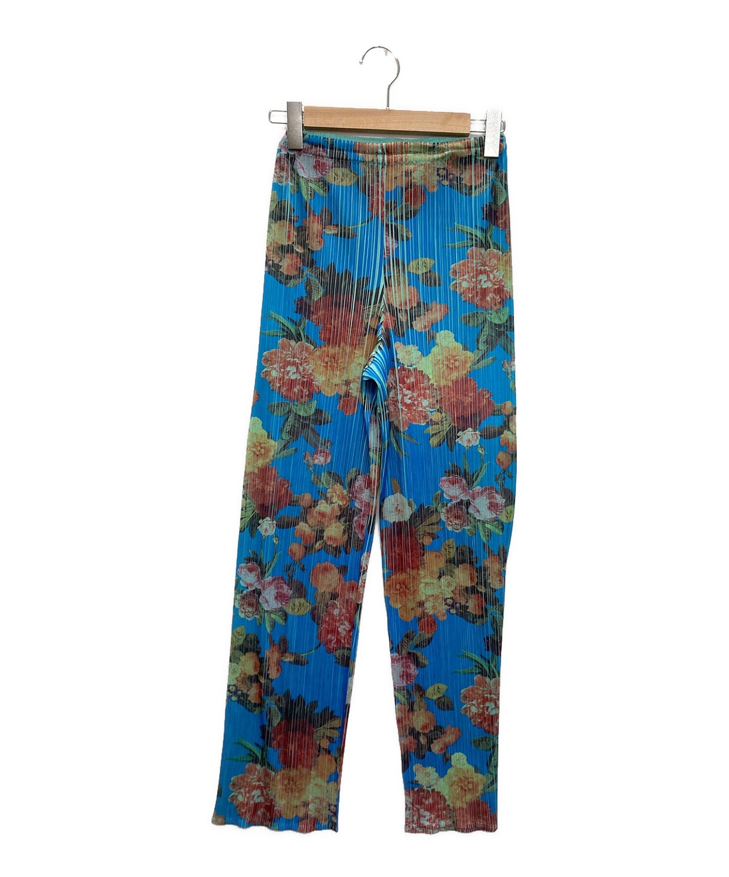 [Pre-owned] PLEATS PLEASE Flower Print Pleated Pants PP44-JF609