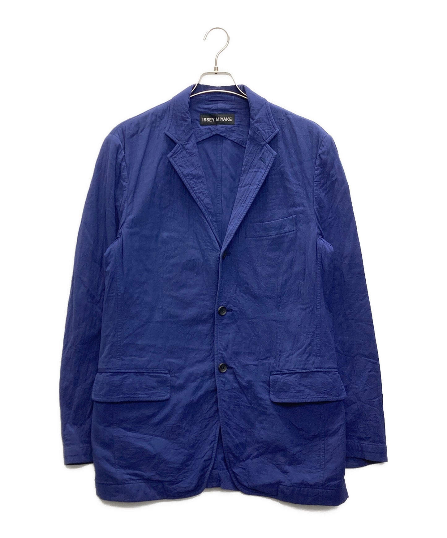 [Pre-owned] ISSEY MIYAKE Wrinkled Cotton 3B Jacket ME63FD165