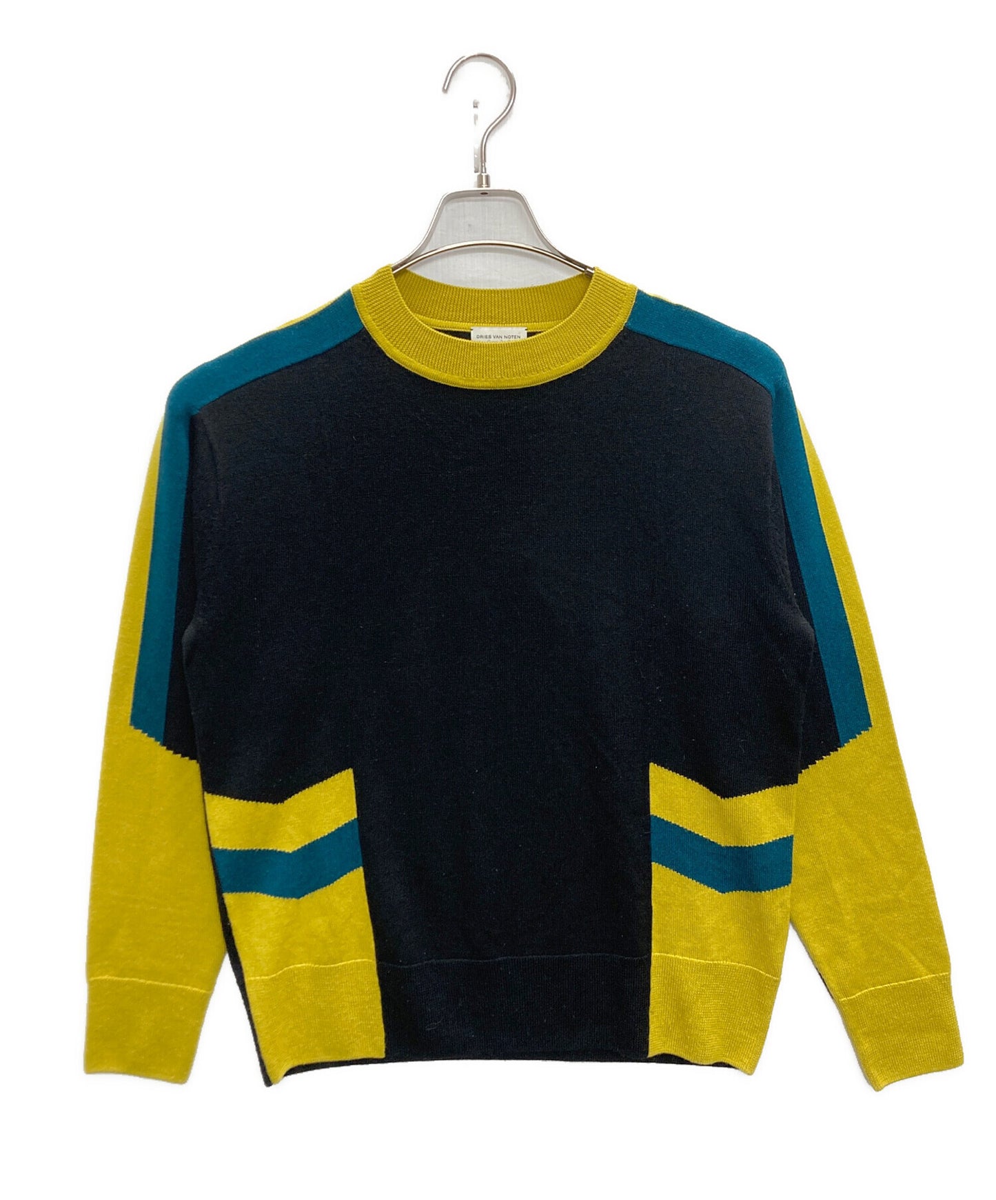[Pre-owned] DRIES VAN NOTEN Switching Wool Knit 71-02-06-02106