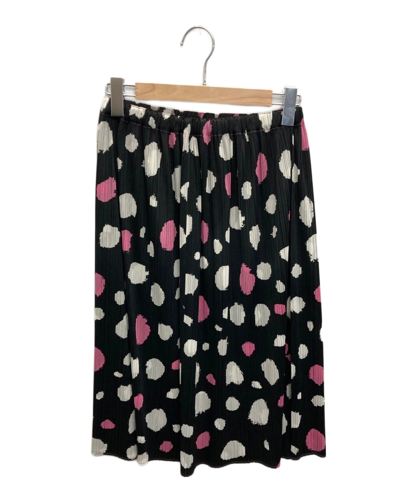 [Pre-owned] PLEATS PLEASE polka-dot pleated skirt PP01-JG782