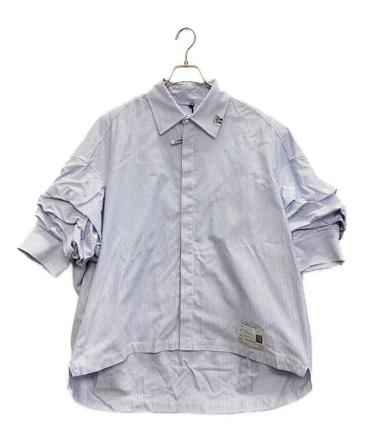 [Pre-owned] MIHARA YASUHIRO Striped Roll-up Sleeve Shirt b12sh131