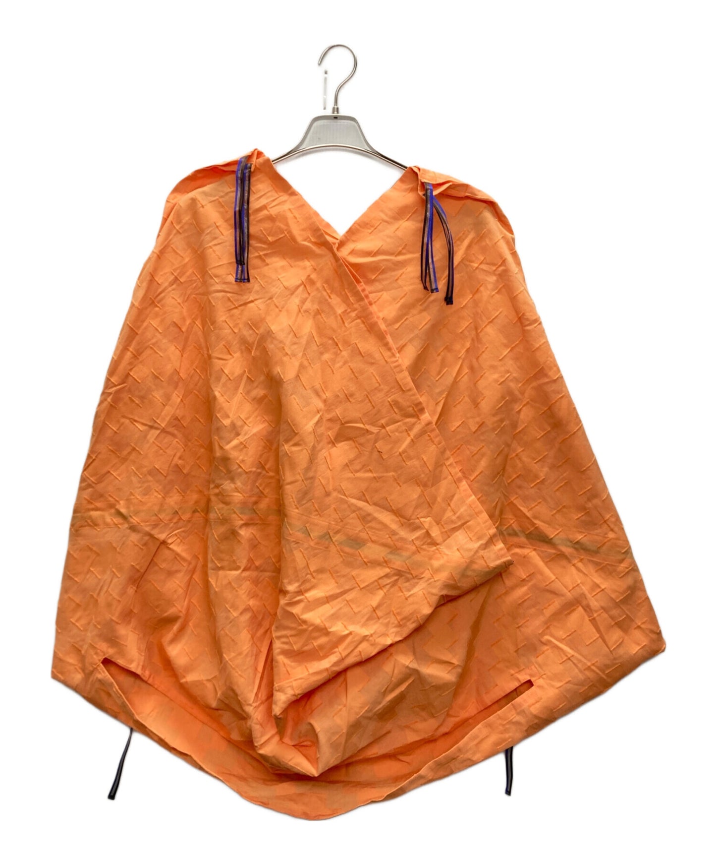[Pre-owned] 132 5. ISSEY MIYAKE Jacquard poncho IL31FT345