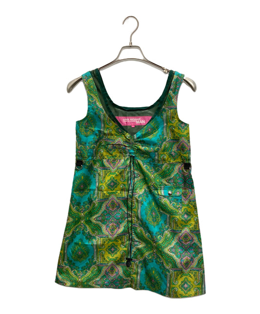 [Pre-owned] JUNYA WATANABE MAN PINK COMME des GARCONS Mesh Layer Paisley Tunic UO-O006