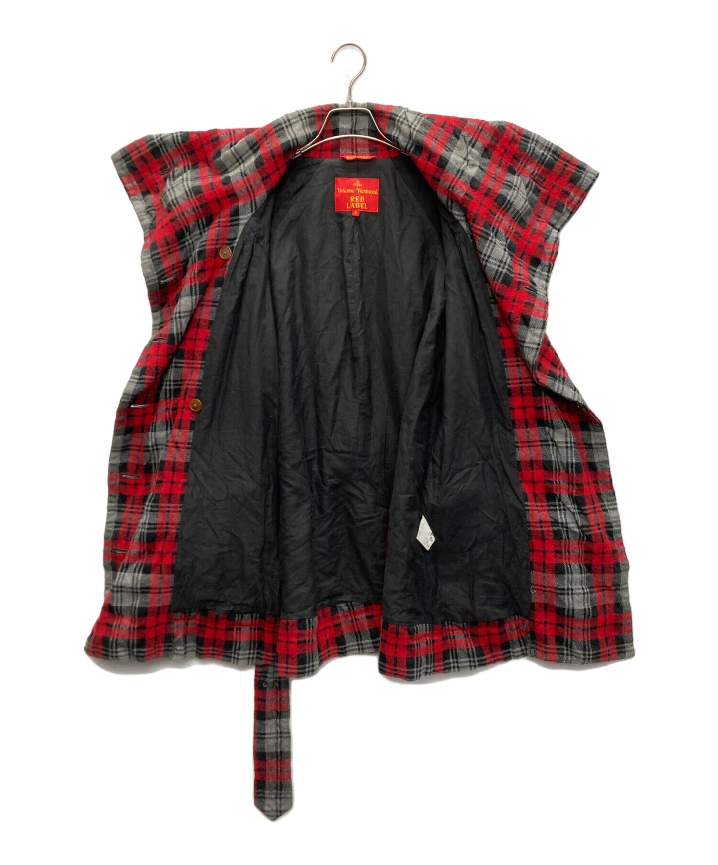 [Pre-owned] Vivienne Westwood RED LABEL checkcoat 357-01-65008
