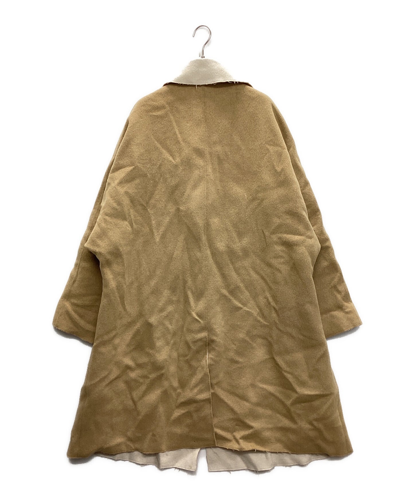 [Pre-owned] UNDERCOVER Lamb Wool River Notched Collar BIG Double Coat UCZ1311-2