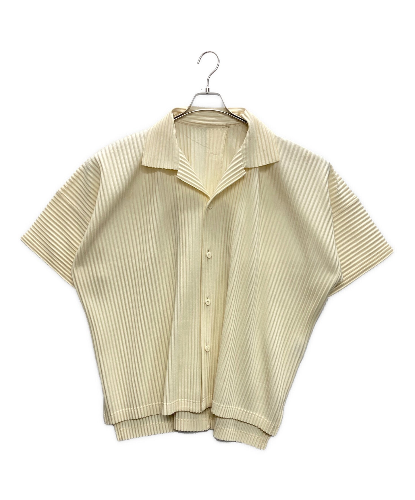 [Pre-owned] HOMME PLISSE ISSEY MIYAKE pleated open collar shirt HP33JJ103