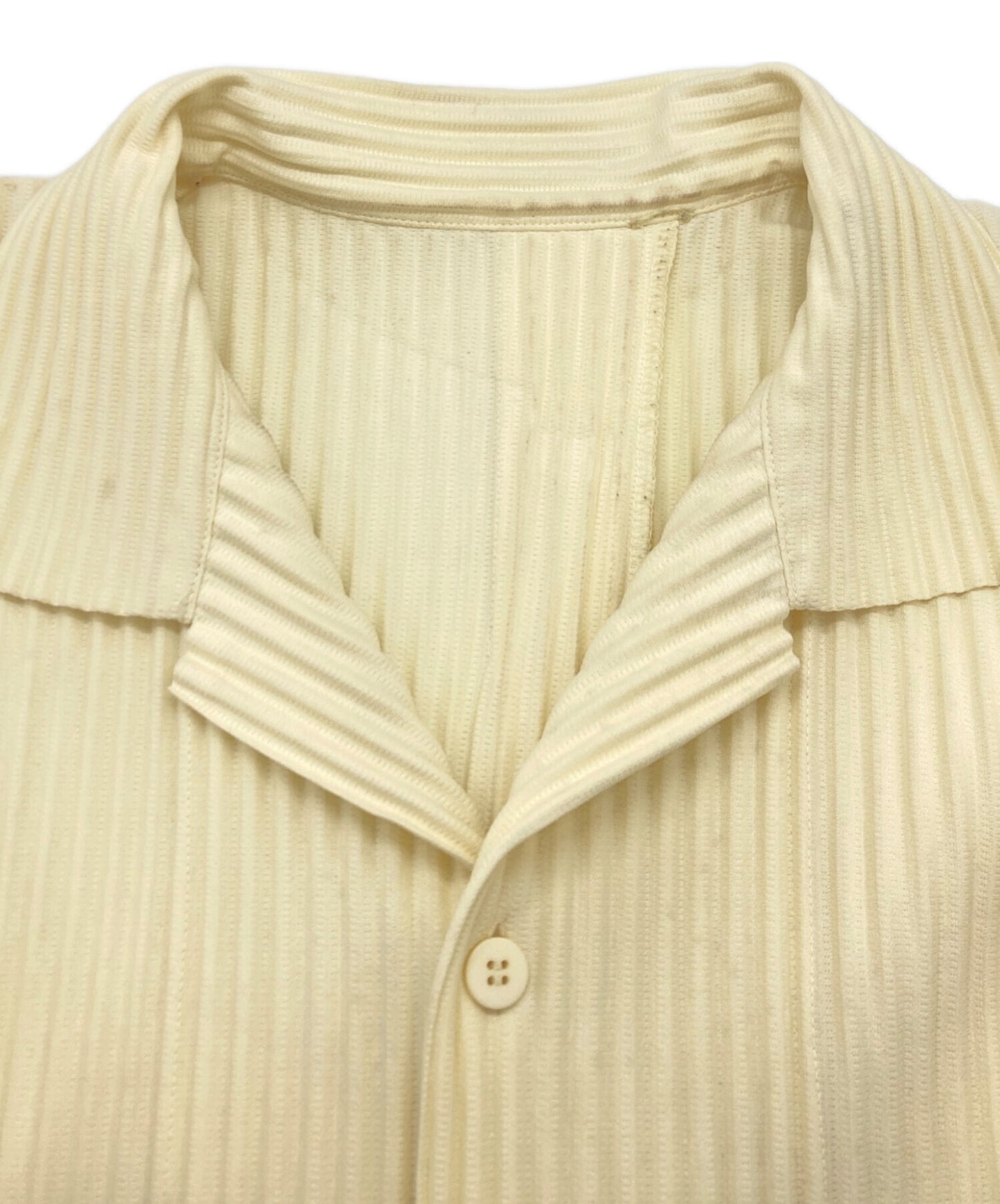 [Pre-owned] HOMME PLISSE ISSEY MIYAKE pleated open collar shirt HP33JJ103