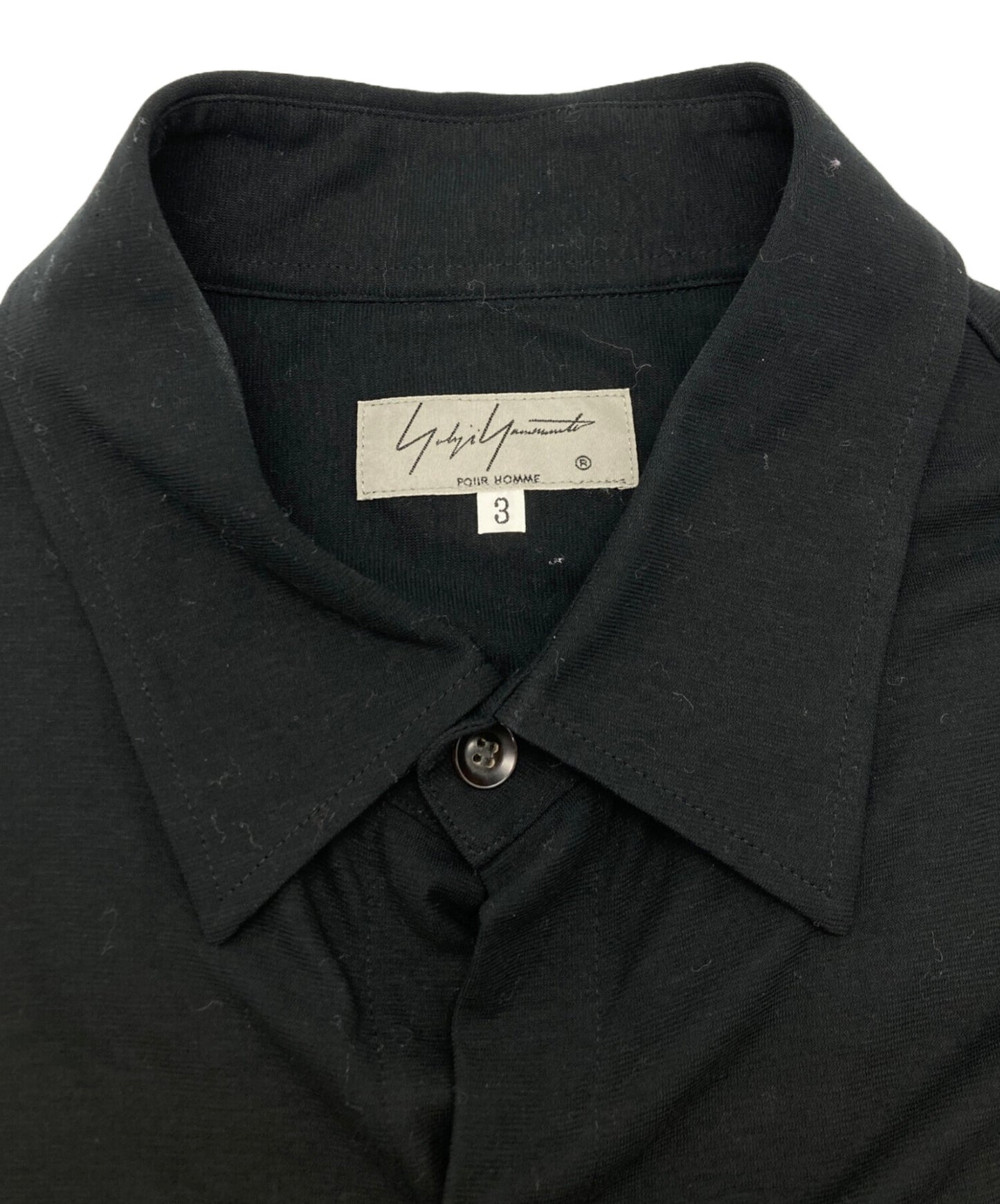 [Pre-owned] Yohji Yamamoto pour homme Side slit cotton long shirt HH-B90-047