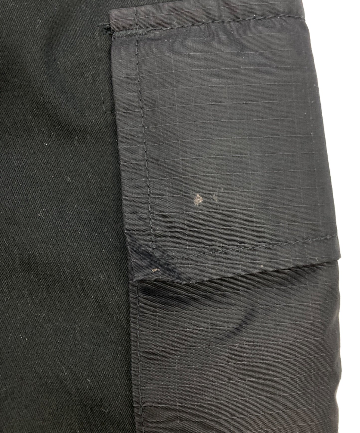 [Pre-owned] COMME des GARCONS HOMME Cotton Back Satin Nylon Lip Cloth Pants HL-P001