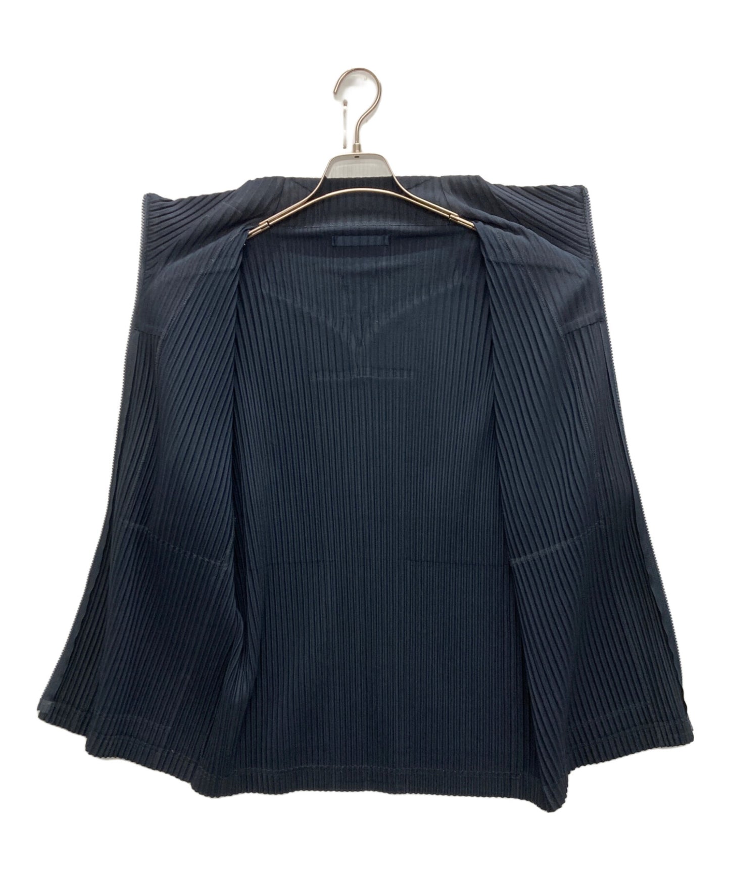 [Pre-owned] HOMME PLISSE ISSEY MIYAKE Pleated zip-up jacket HP55JL140