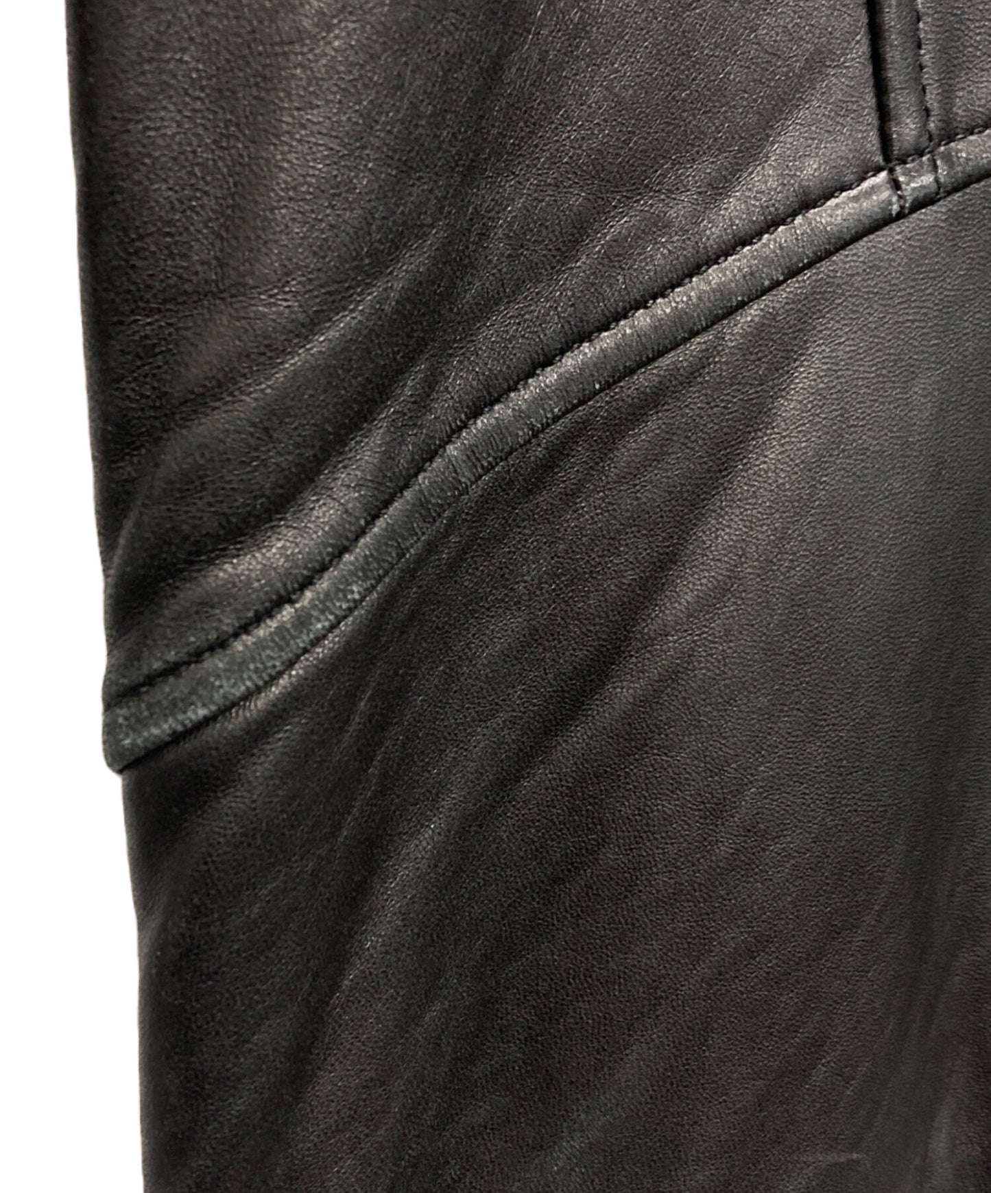 [Pre-owned] MIHARA YASUHIRO Sleeve ribbed lamb leather riders jacket 71451201
