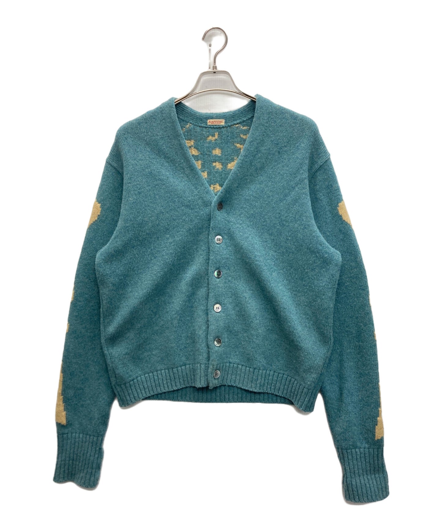 [Pre-owned] KAPITAL 5G wool BONE short cardigan EK-1538