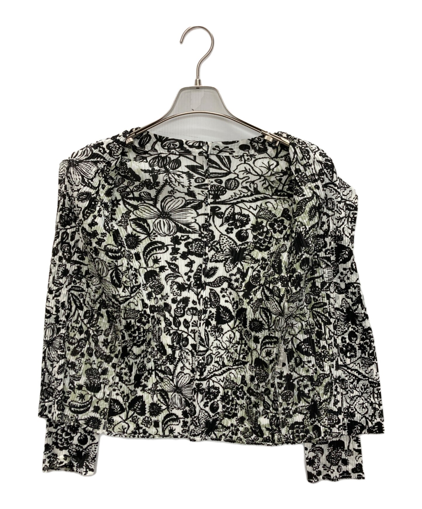 [Pre-owned] PLEATS PLEASE Botanical Pleated Cardigan PP93-J0753