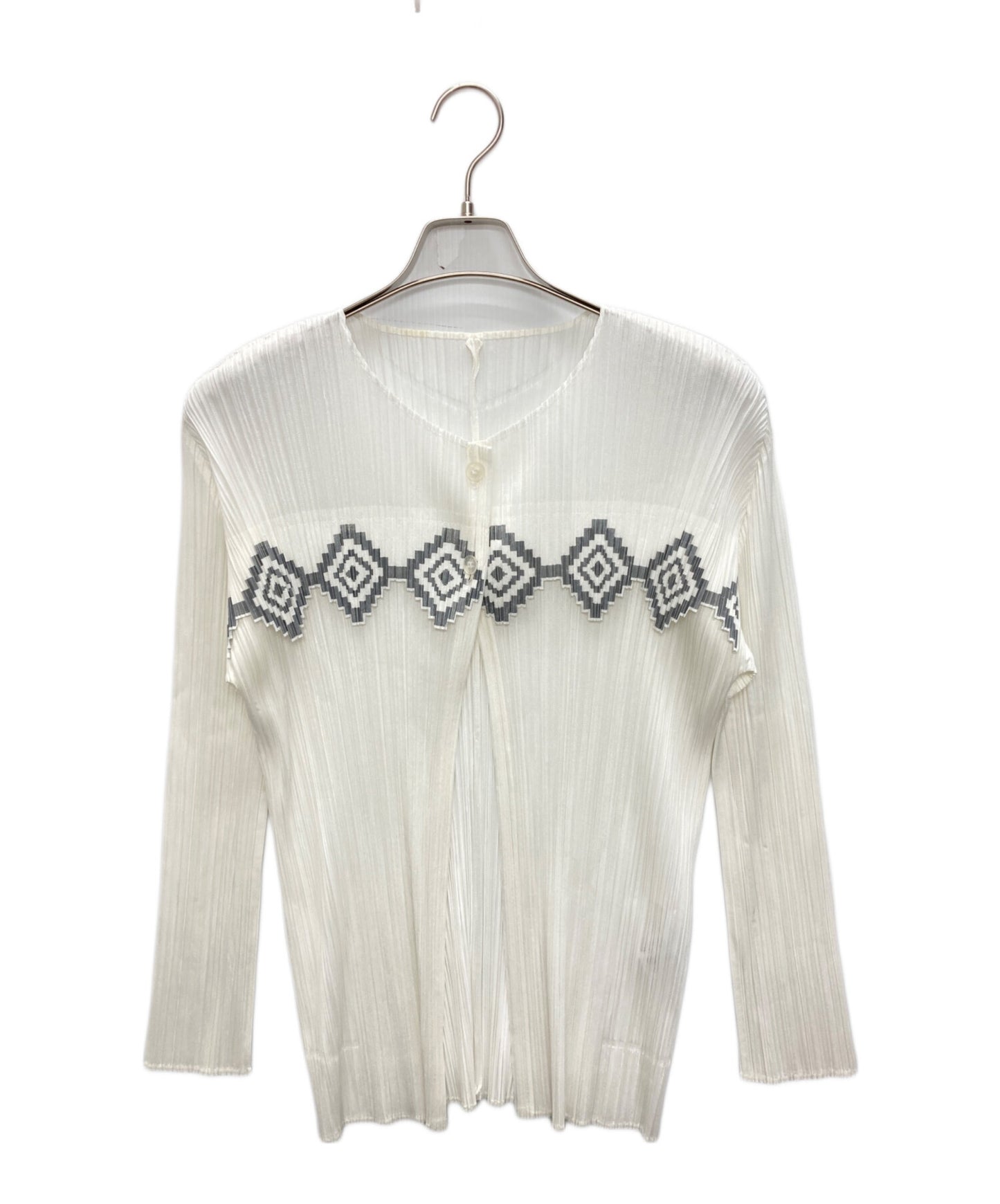 [Pre-owned] PLEATS PLEASE 2B Pleated Cardigan PP91-J0636