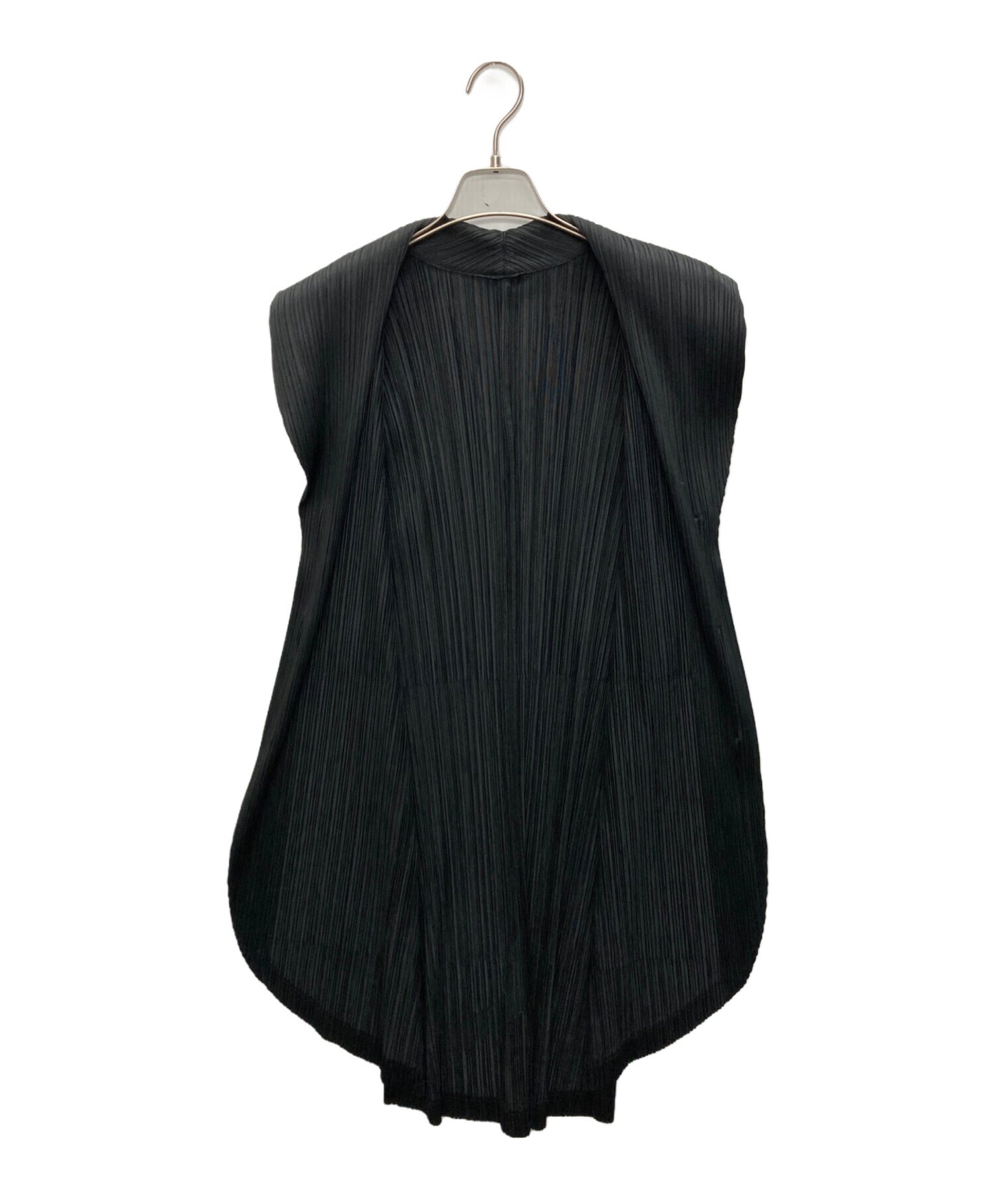 [Pre-owned] PLEATS PLEASE Sleeveless Pleated Long Cardigan PP91-JE523