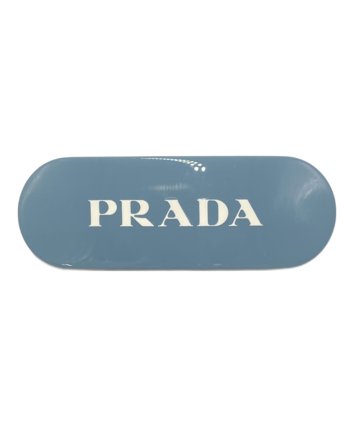 [Pre-owned] PRADA Logo hair clip 1IF108
