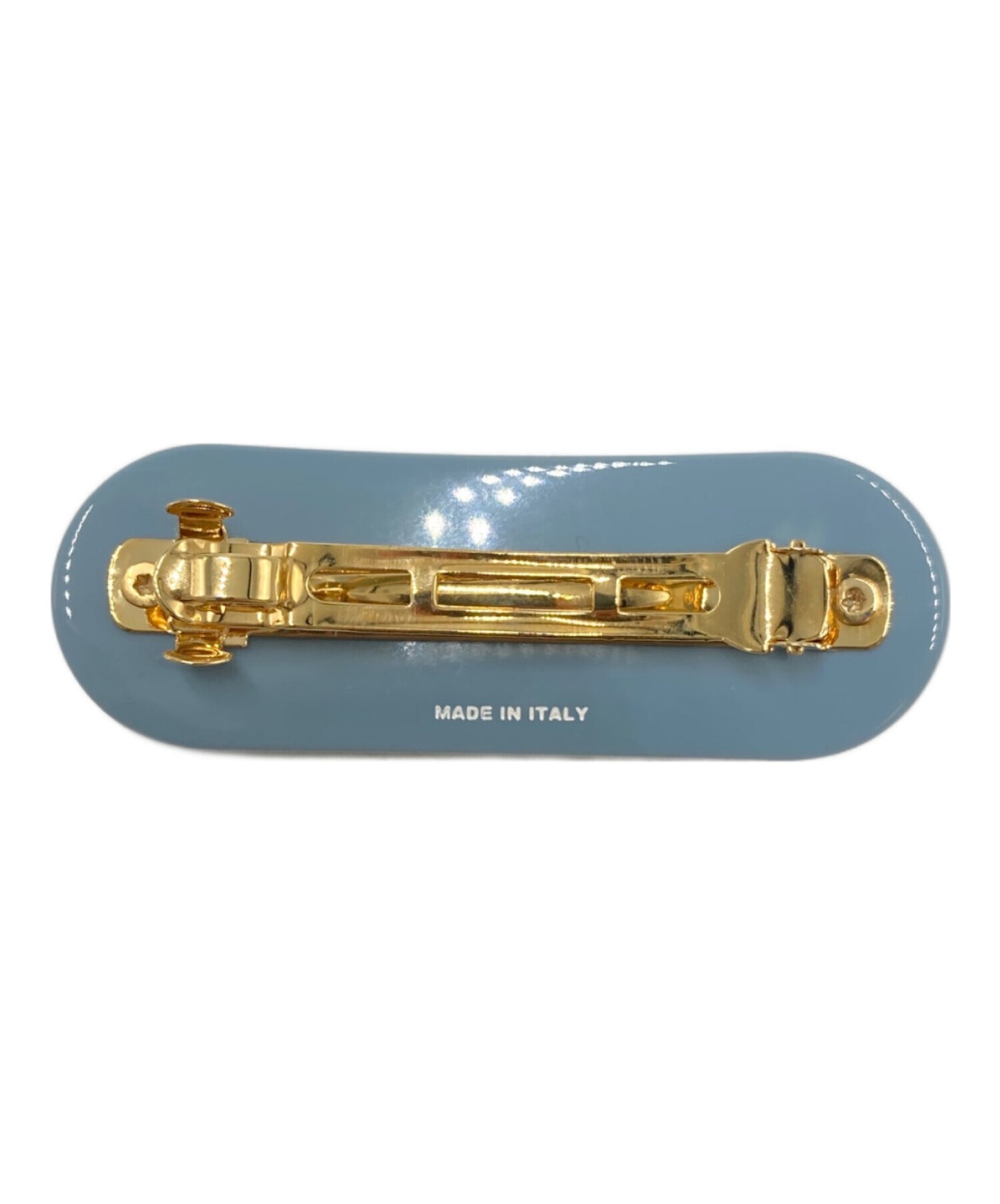 [Pre-owned] PRADA Logo hair clip 1IF108