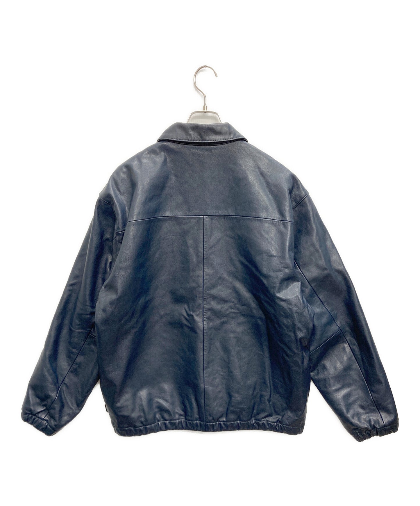 [Pre-owned] NEIGHBORHOOD LEATHER ZIP WORK JACKET 232SZNH-JKM02