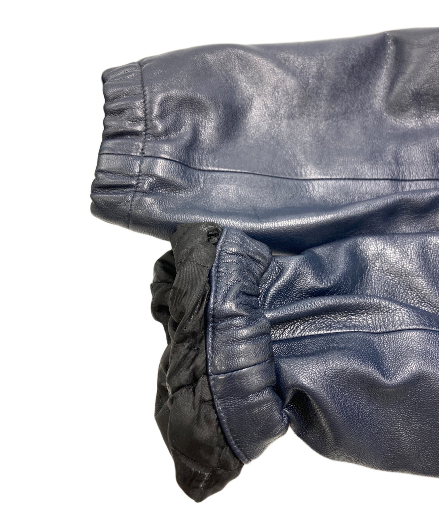 [Pre-owned] NEIGHBORHOOD LEATHER ZIP WORK JACKET 232SZNH-JKM02