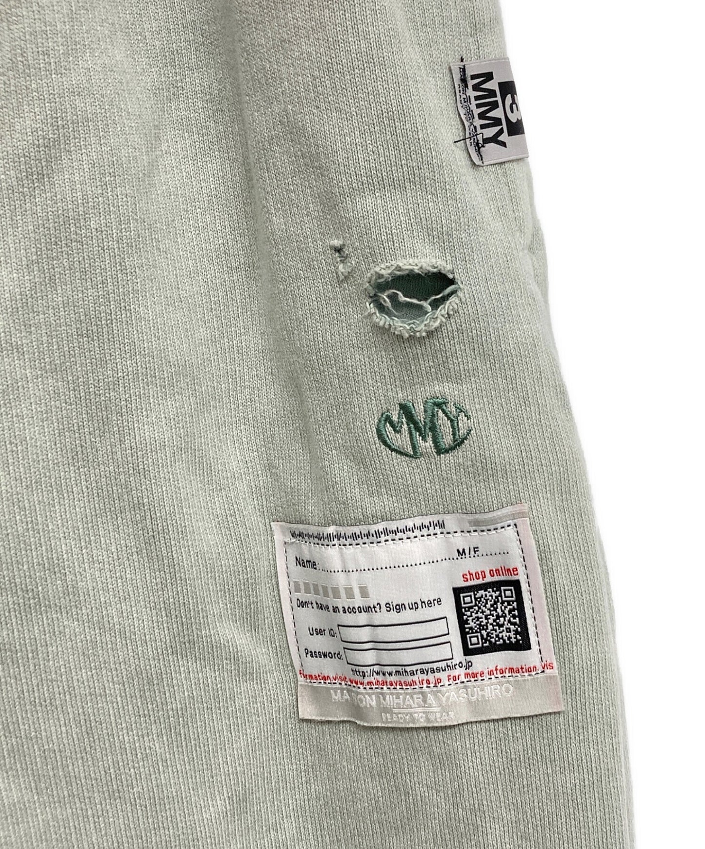 [Pre-owned] Maison MIHARA YASUHIRO sweat pants B12PT544