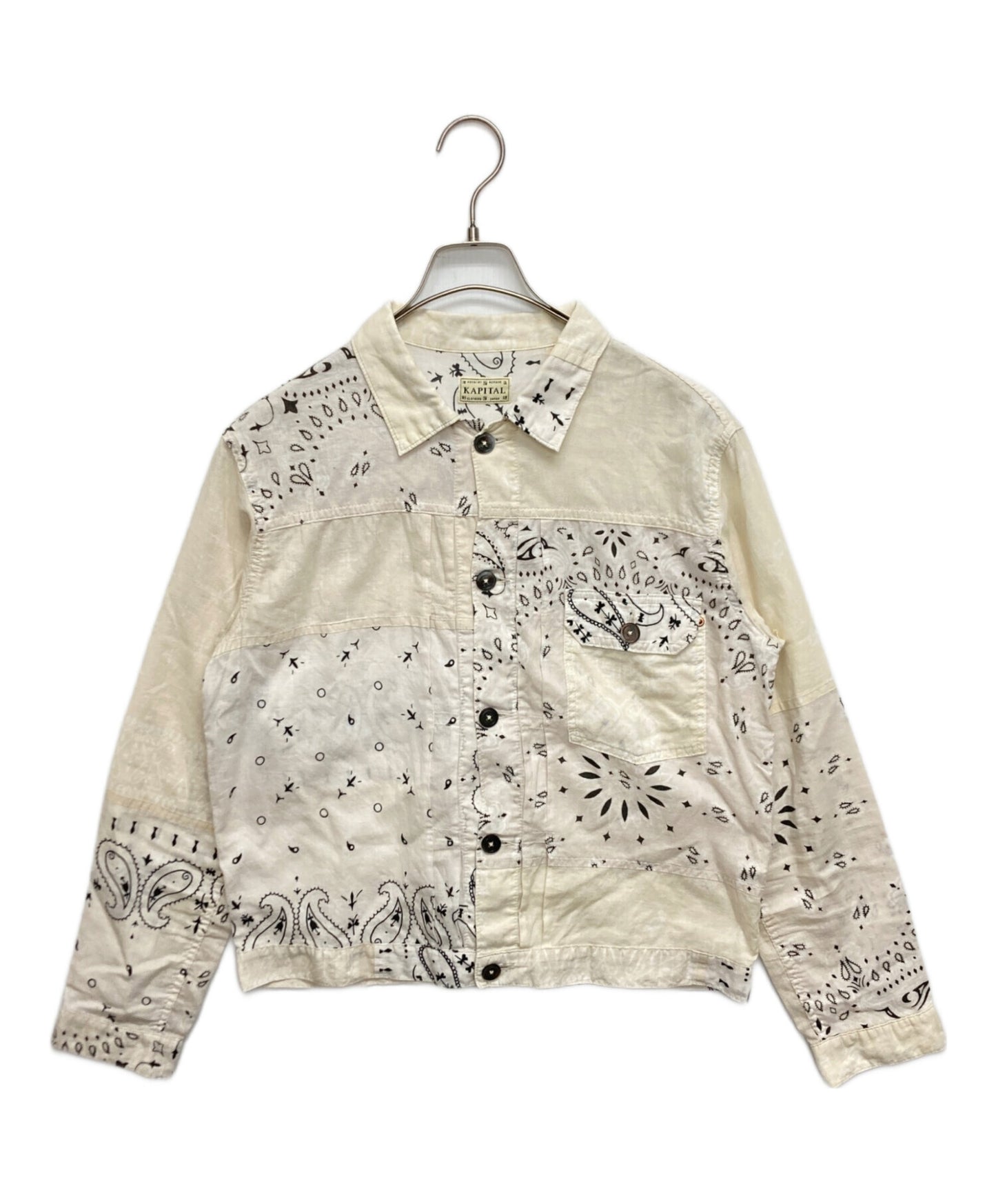 [Pre-owned] KAPITAL Gauze Bandana Patchwork pt 1st JKT Jacket K1904LJ077