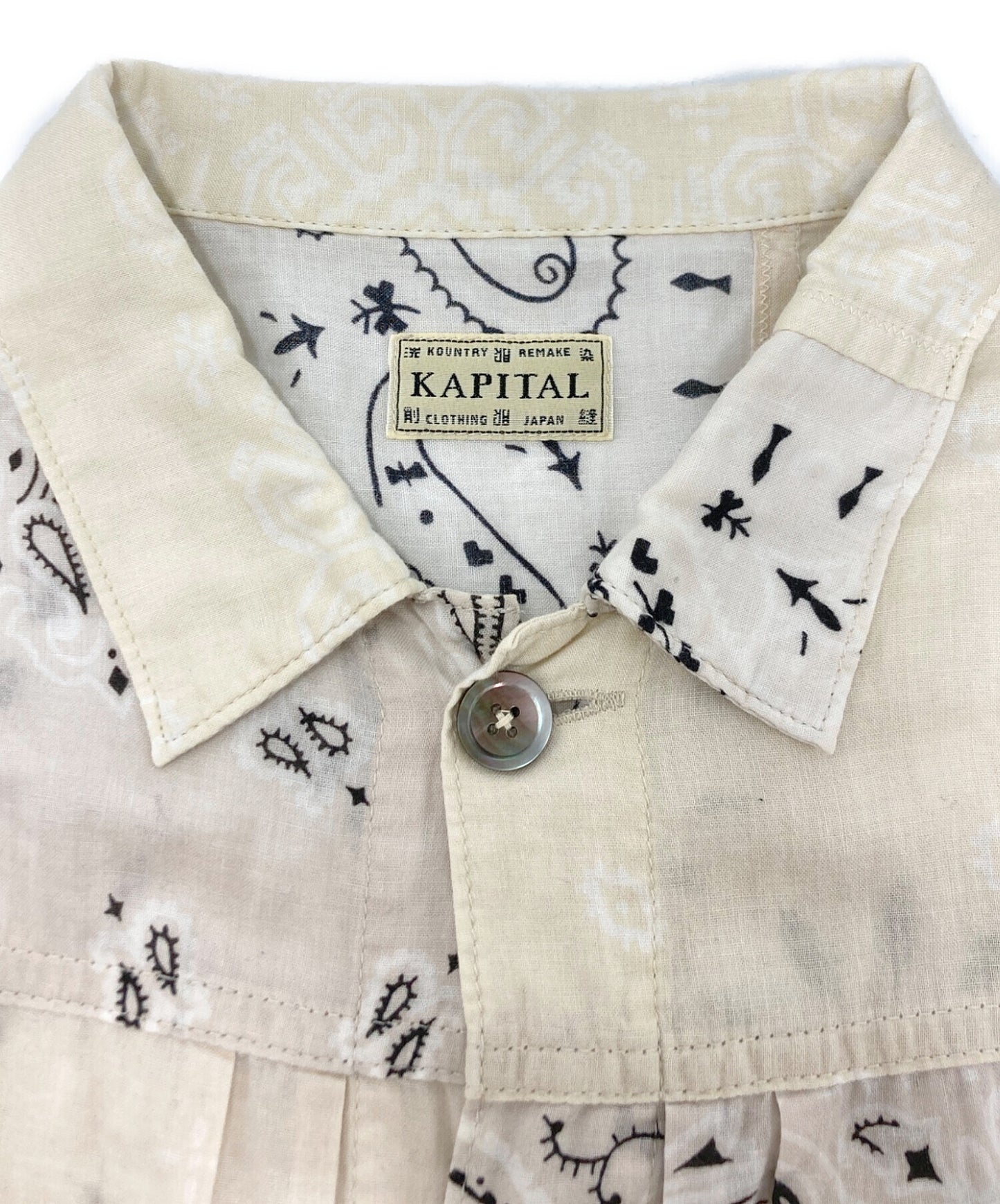 [Pre-owned] KAPITAL Gauze Bandana Patchwork pt 1st JKT Jacket K1904LJ077