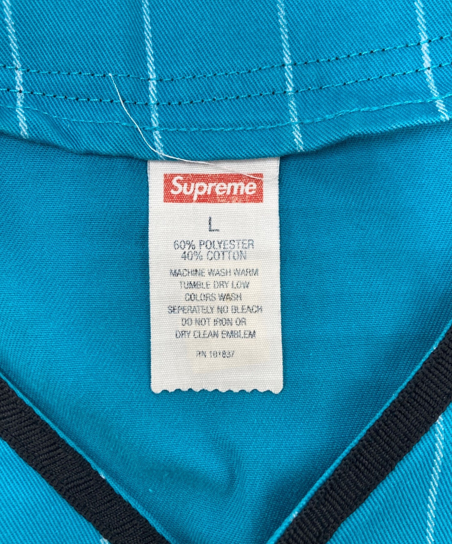 [Pre-owned] SUPREME Arc Logo Baseball Jersey