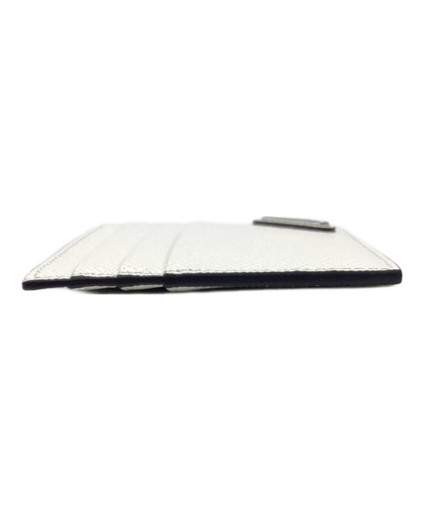 [Pre-owned] PRADA Saffiano triangle card case