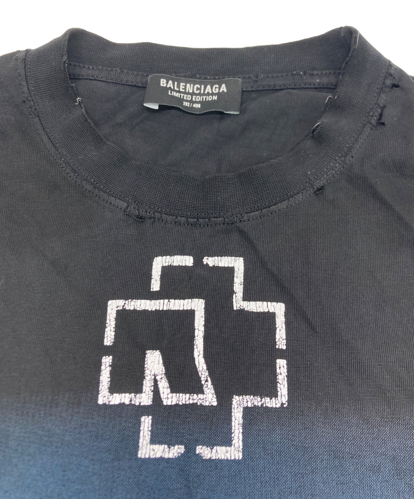 [Pre-owned] BALENCIAGA Rammstein Tee KT93 651795 TLV51 1000