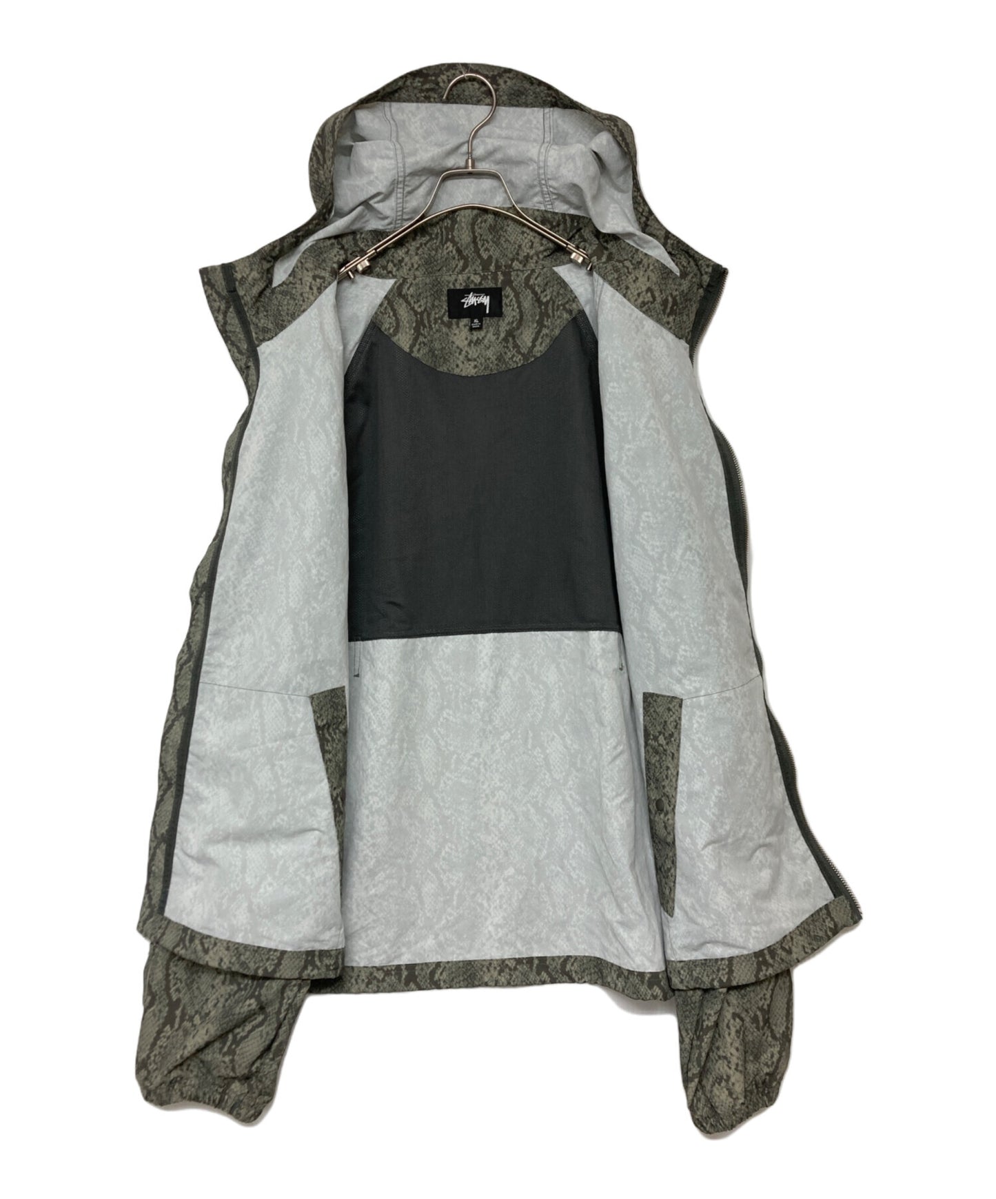 [Pre-owned] stussy BEACH SHELL SNAKE PRINT NYLON/Jacket 115851