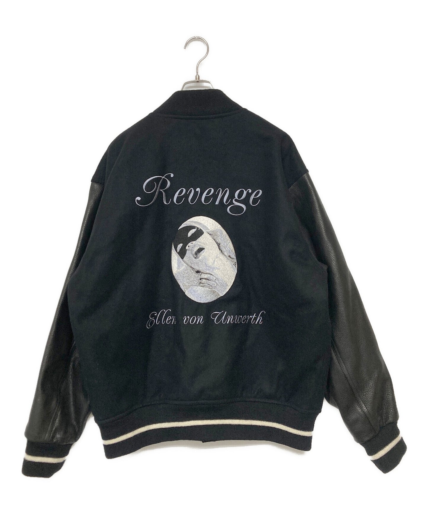 [Pre-owned] WACKO MARIA LEATHER VARSITY JACKET