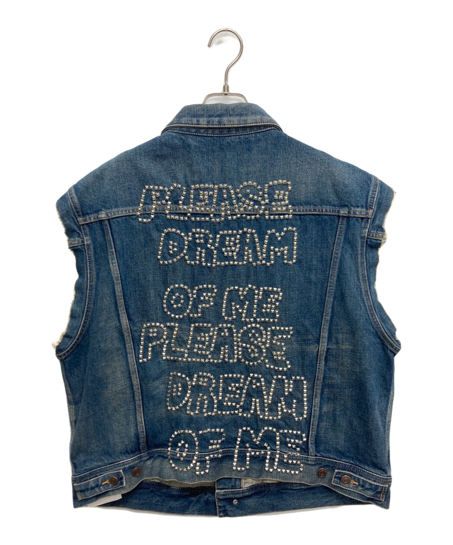[Pre-owned] CELINE Studded denim vest