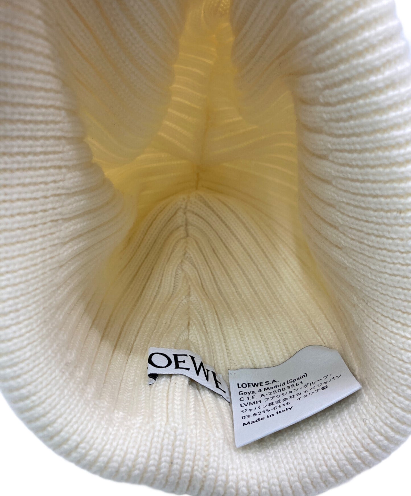 [Pre-owned] LOEWE Wool Logo Beanie F540257X23