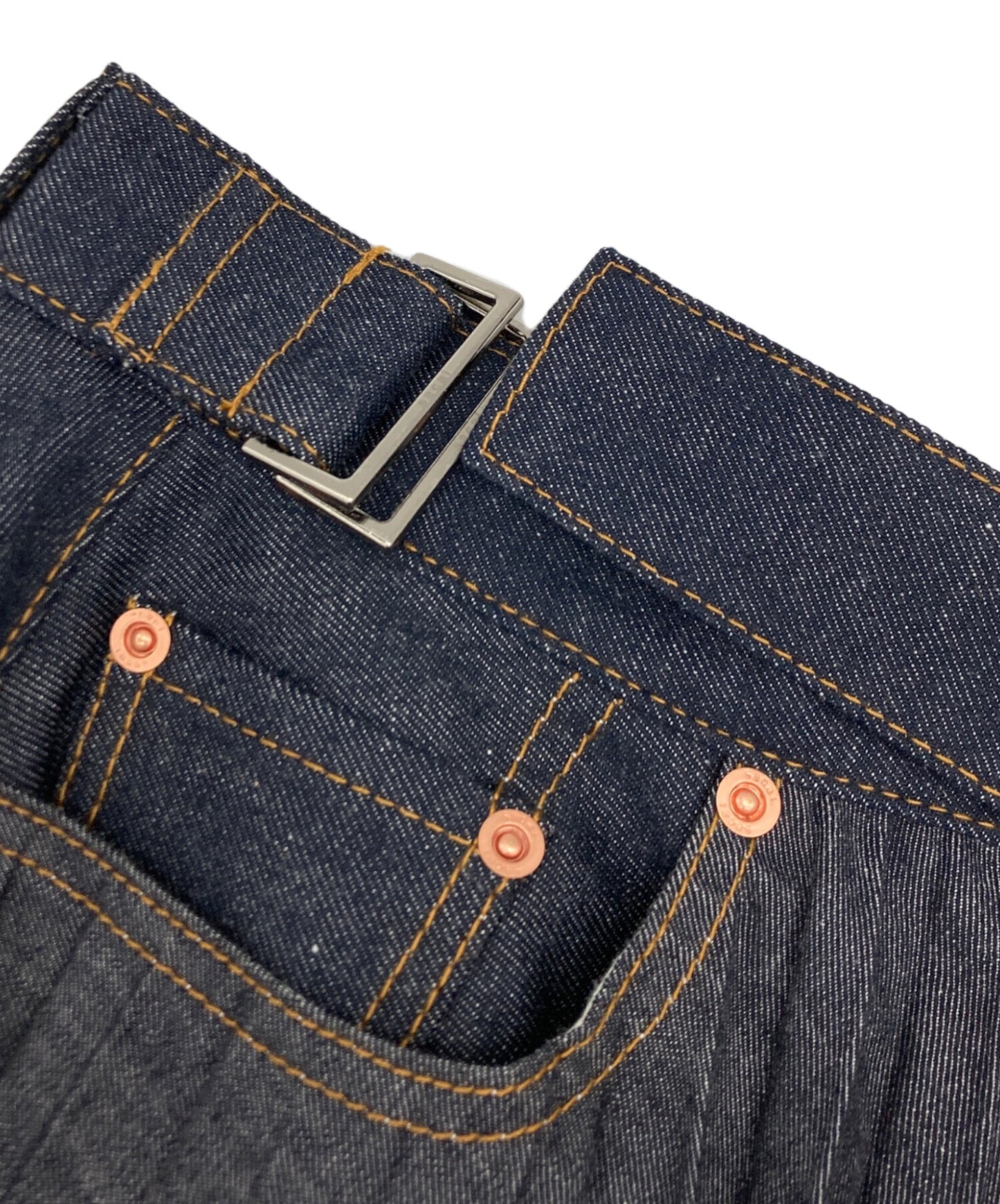 [Pre-owned] sacai Denim Pleated Skirt 24-07289