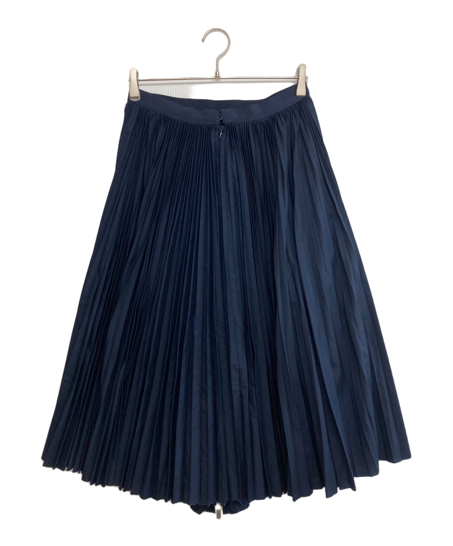 [Pre-owned] sacai Cotton Poplin Zipper Pleated Skirt SCW-057